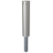 Stainless steel post |  204 mm | removable, with Euro profile cylinder lockthree keys, self-engaging lockwith hot-dip galvanized ground socket part-no. 470.10 | height above ground approx. 900 mm